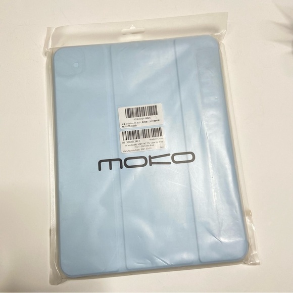 NWT MOKO - Case for iPad Pro 11 Inch Case 4th/3rd Generation 2022/2021 Sky Blue - Picture 5 of 9